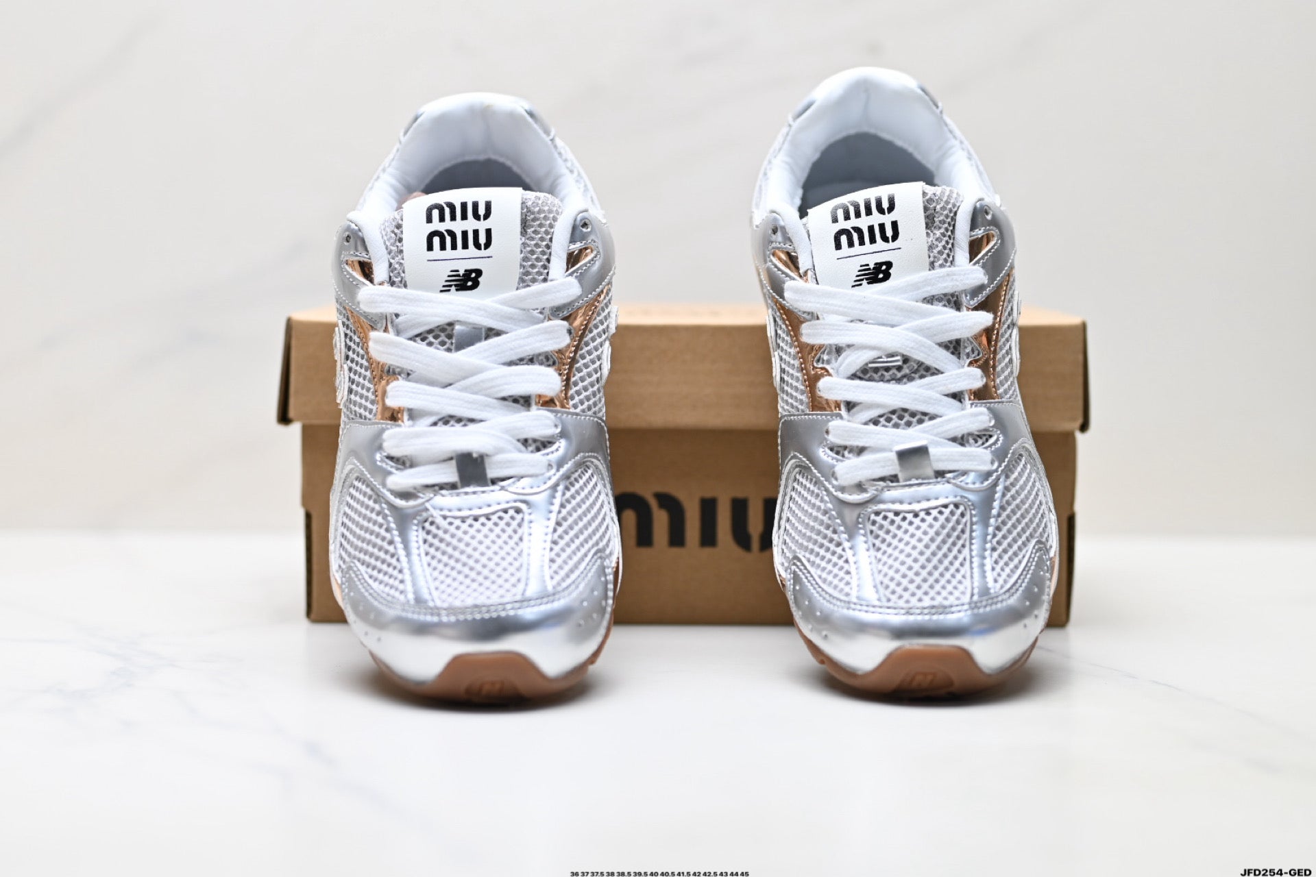 Miu Miu × New Balance 530 SL – Silver & Platinum 5E165E_3ZL7_F0A13_F_BD05