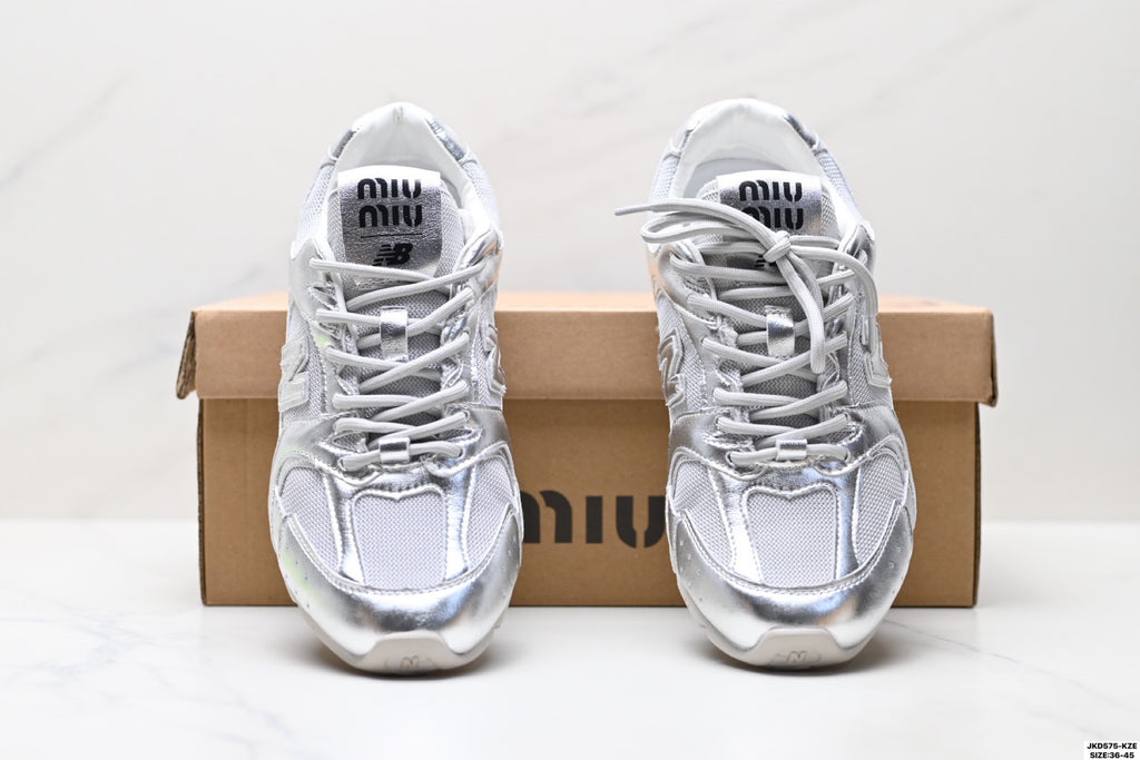 Miu Miu × New Balance 530 SL – Silver
