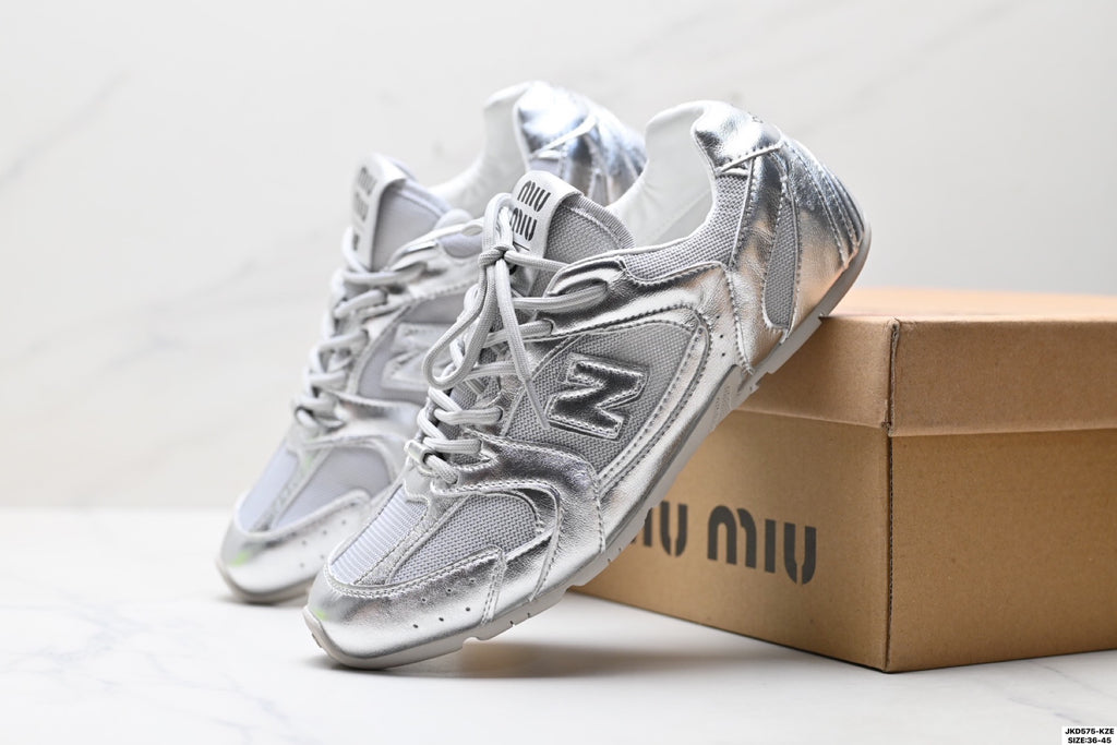 Miu Miu × New Balance 530 SL – Silver