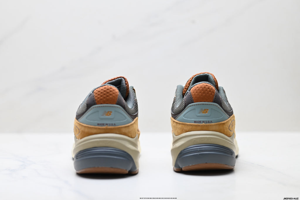New Balance 990v6 Retro Mesh & Pigskin Low-Top Sneaker M990CH6