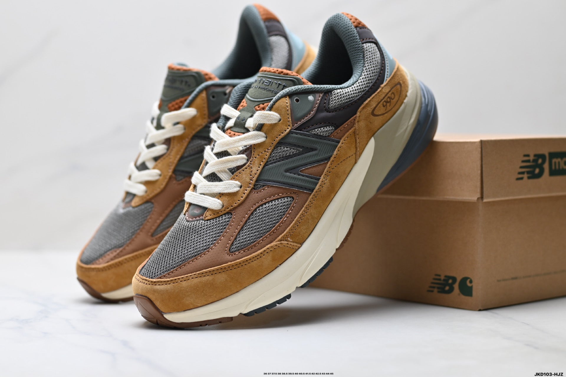 New Balance 990v6 Retro Mesh & Pigskin Low-Top Sneaker M990CH6
