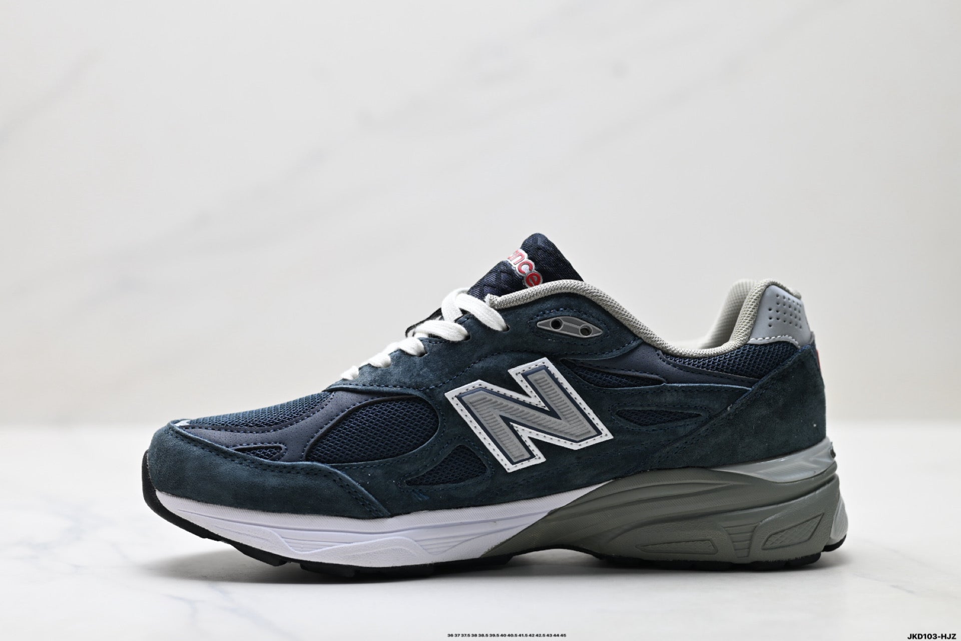 New Balance 990v6 Retro Mesh & Pigskin Low-Top Sneaker