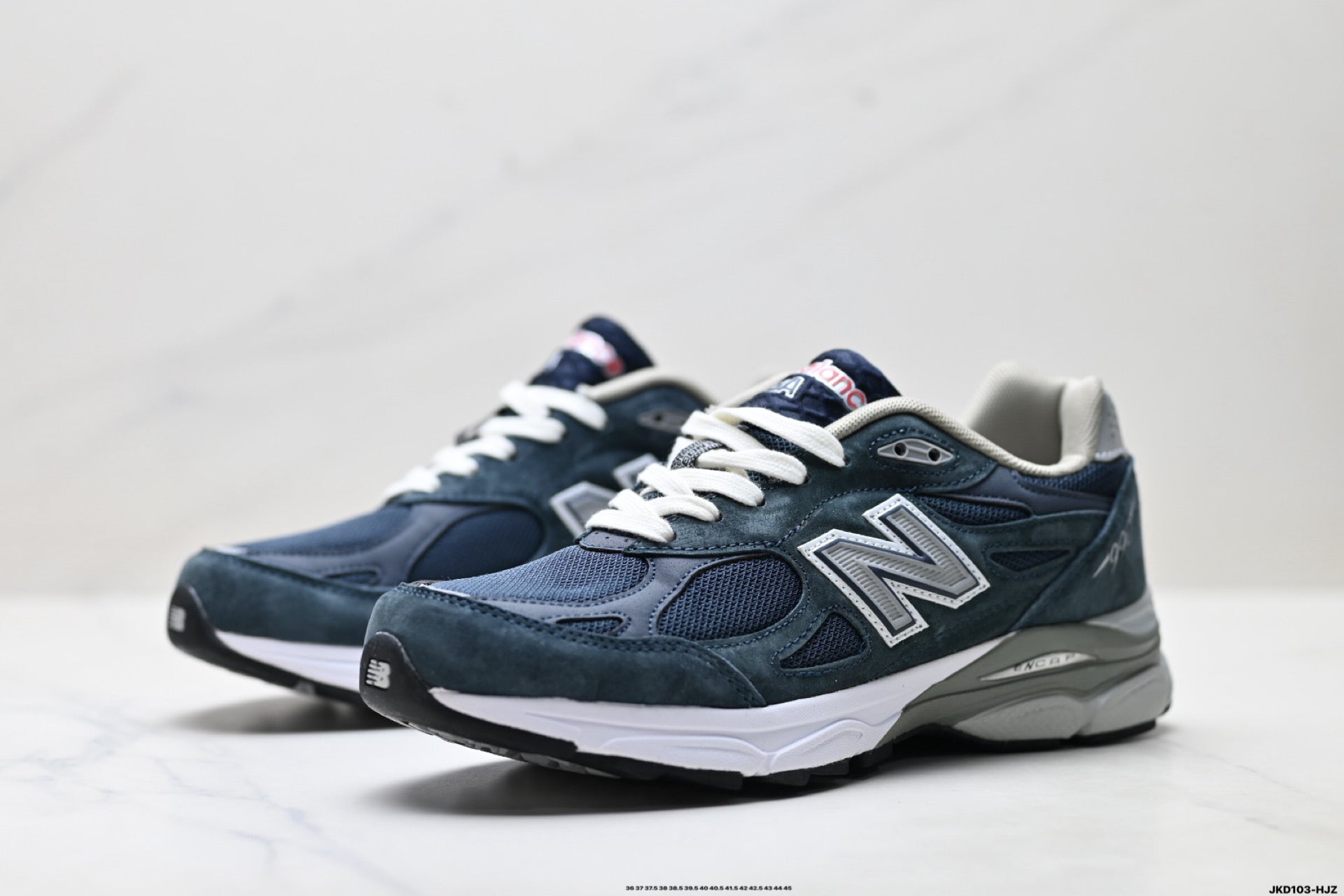 New Balance 990v6 Retro Mesh & Pigskin Low-Top Sneaker