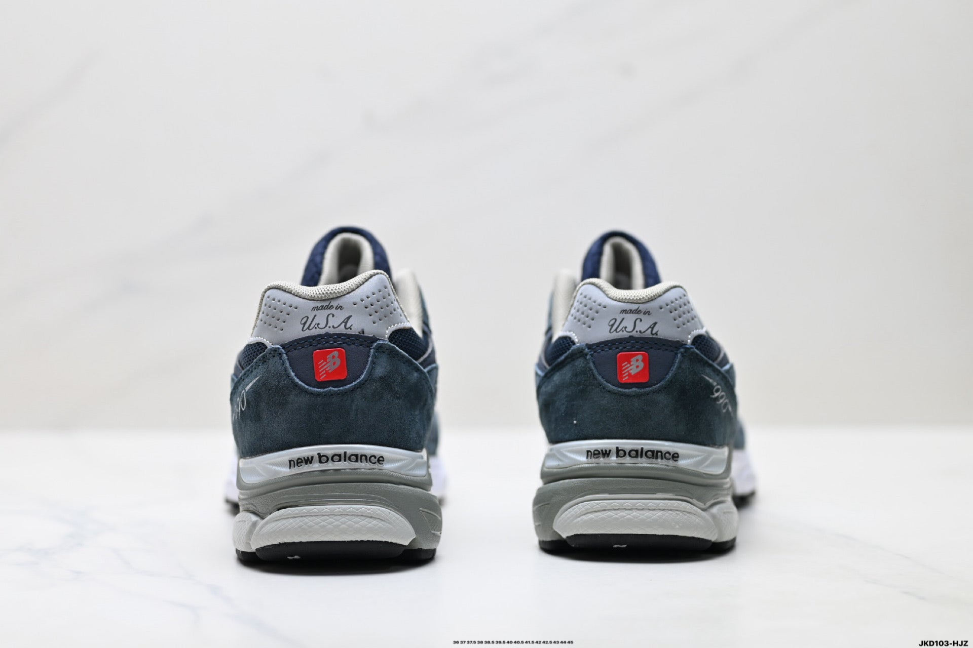 New Balance 990v6 Retro Mesh & Pigskin Low-Top Sneaker