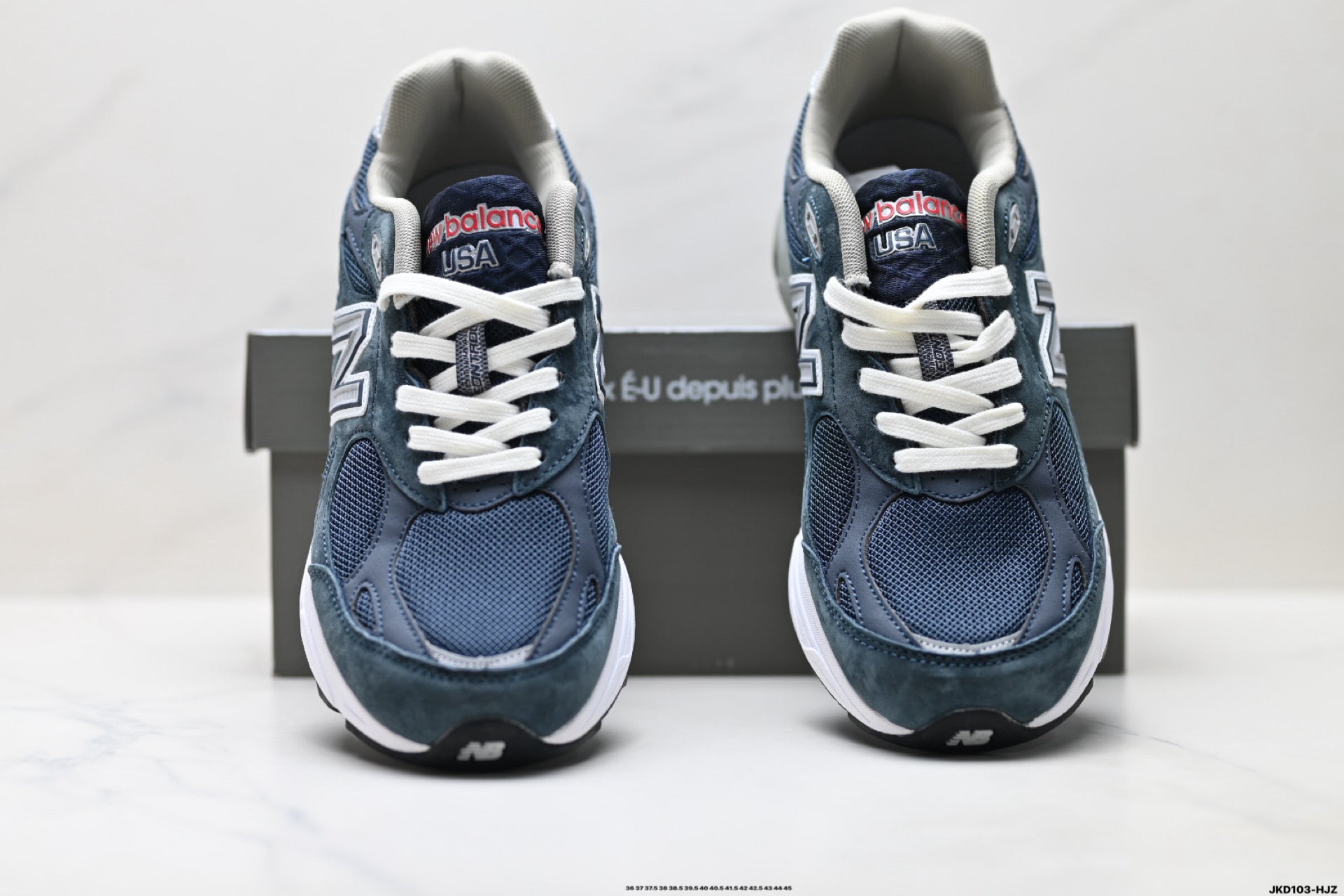 New Balance 990v6 Retro Mesh & Pigskin Low-Top Sneaker