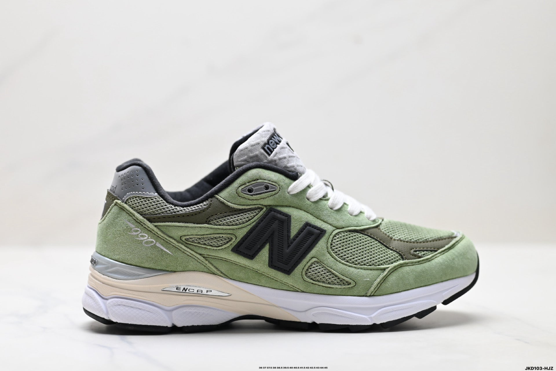New Balance 990v3 Retro Mesh & Pigskin Low-Top Sneaker M990JD3