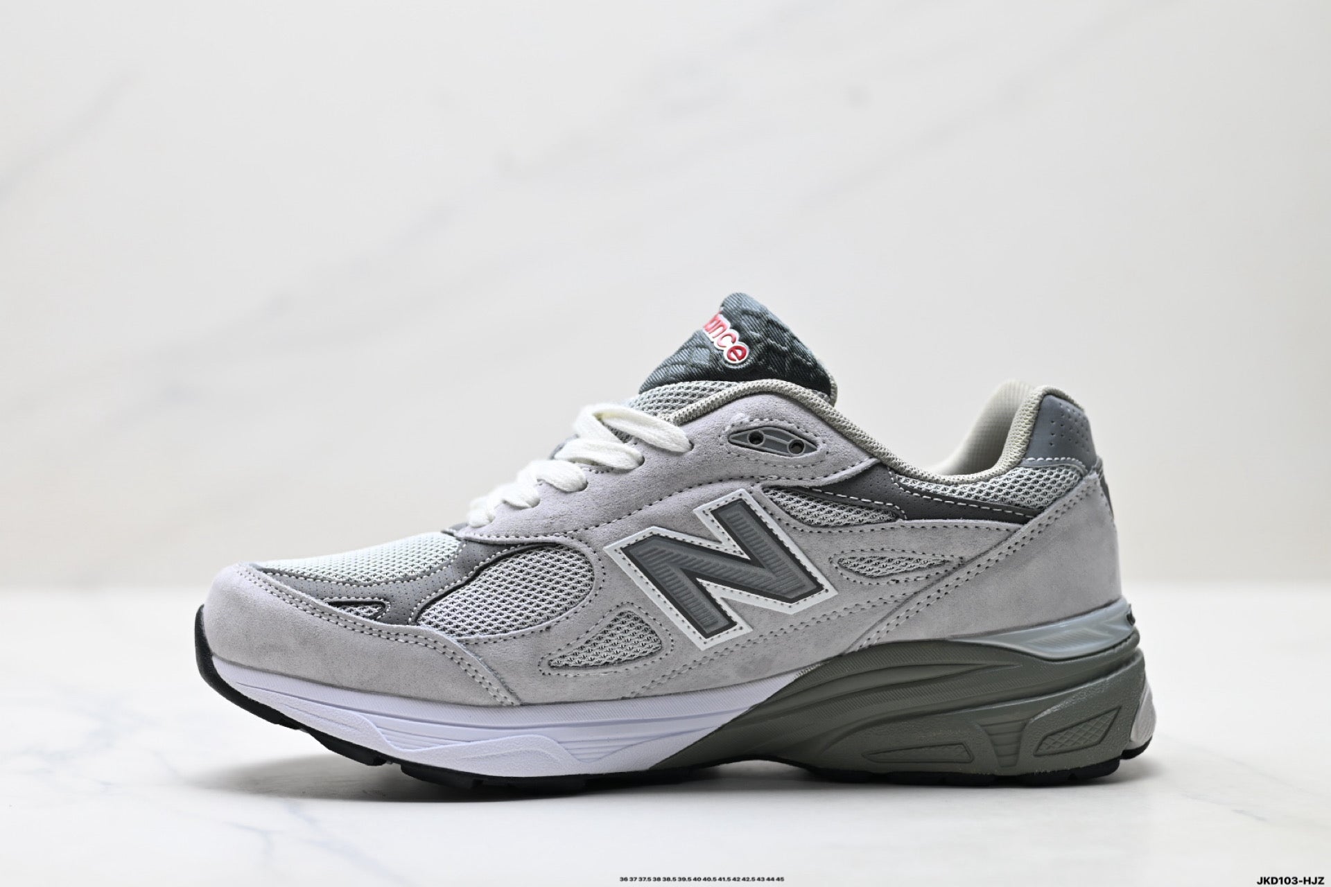 New Balance 990v3 Retro Mesh & Pigskin Low-Top Sneaker M990GY3
