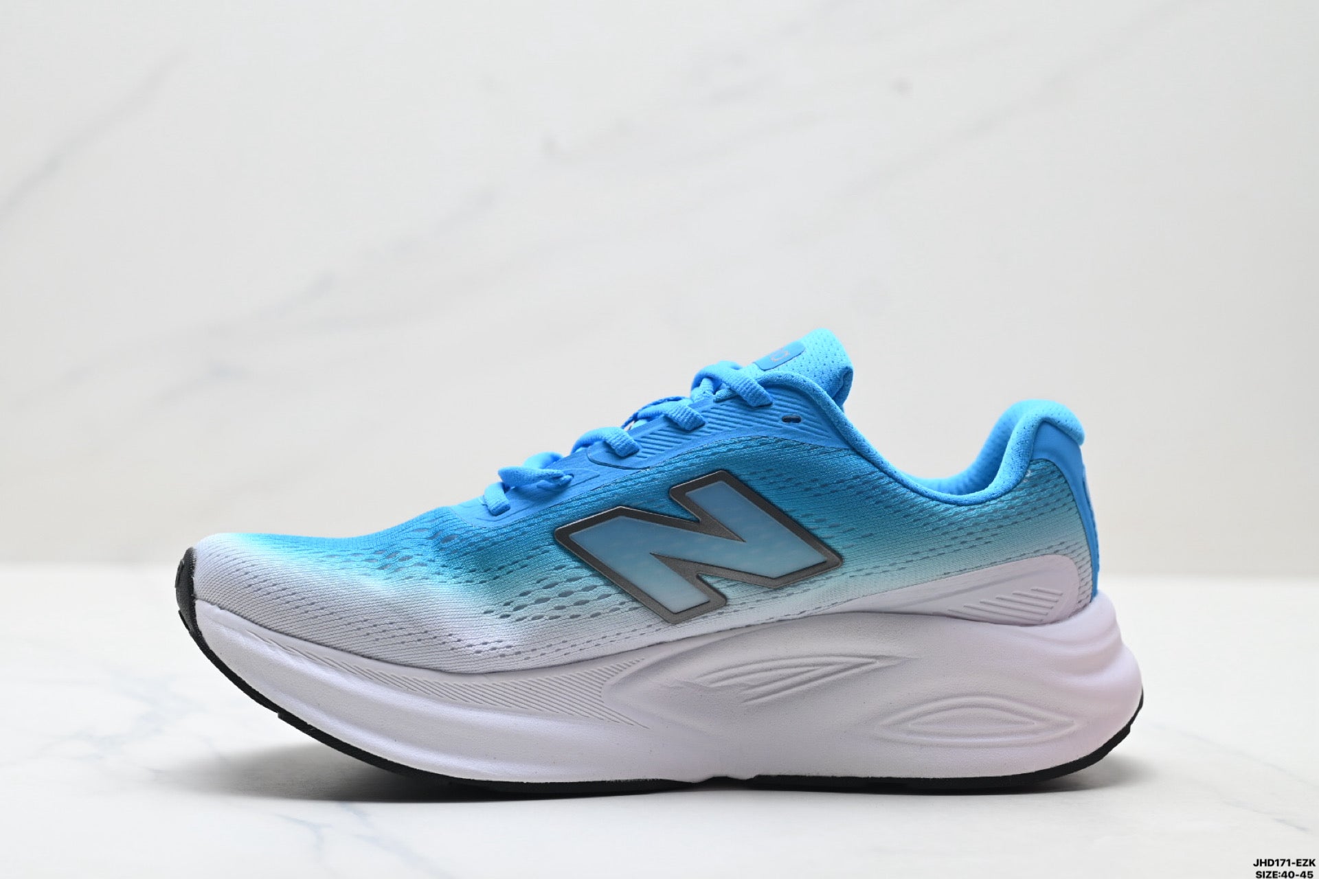 New Balance Fresh Foam Low-Top Marathon Running Shoe — Sky Blue MMOR68L