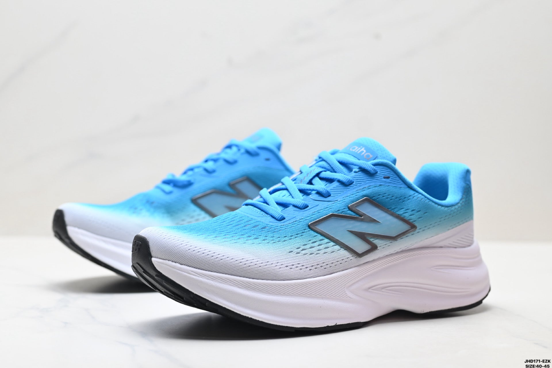 New Balance Fresh Foam Low-Top Marathon Running Shoe — Sky Blue MMOR68L