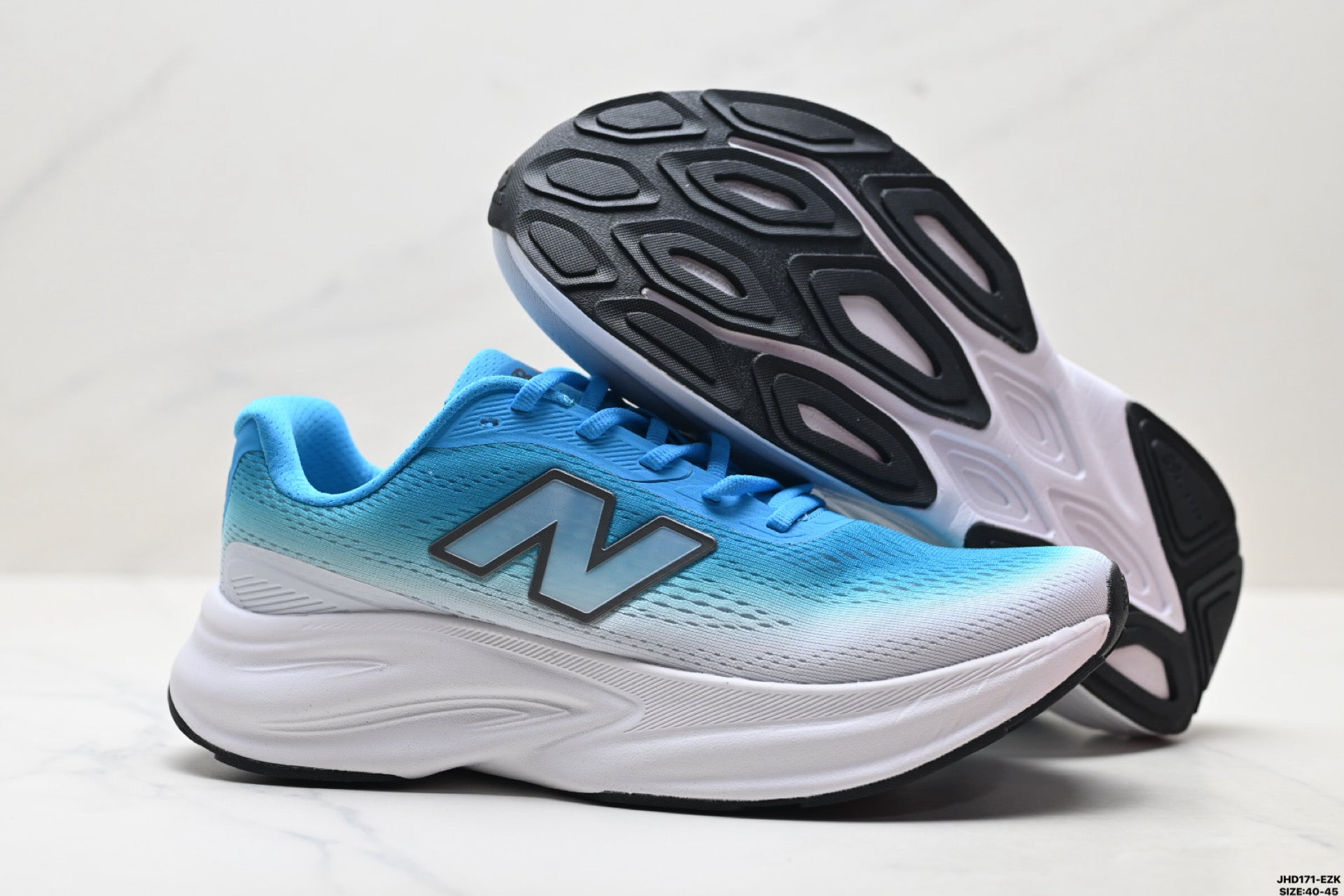 New Balance Fresh Foam Low-Top Marathon Running Shoe — Sky Blue MMOR68L
