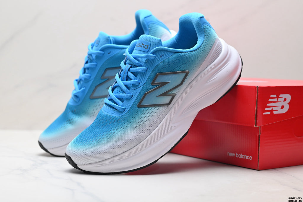 New Balance Fresh Foam Low-Top Marathon Running Shoe — Sky Blue MMOR68L