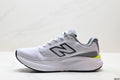 New Balance Fresh Foam Low-Top Marathon Running Shoe — Grey / White / Yellow MMOR68L