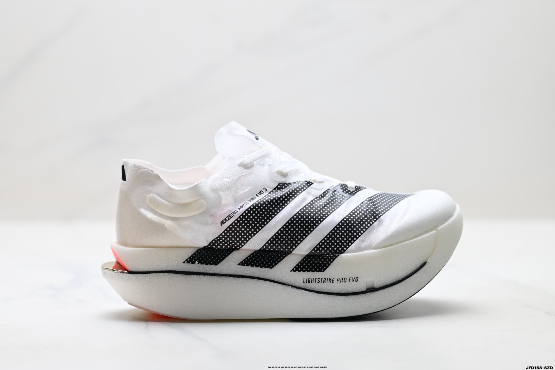 Adidas Adizero Adios Pro Evo 3 KH7678Marathon Running Shoe | Flywire Jacquard Lightweight Breathable