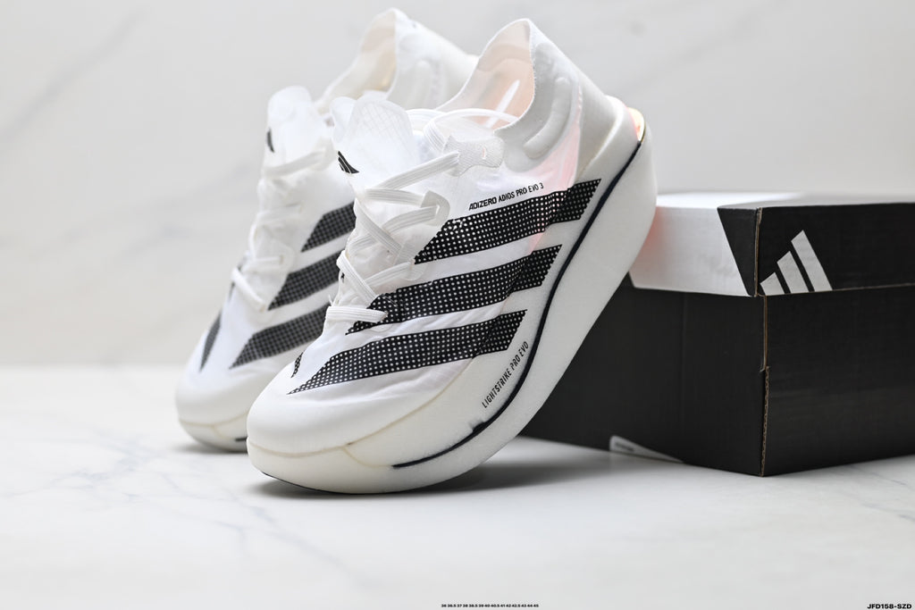Adidas Adizero Adios Pro Evo 3 KH7678Marathon Running Shoe | Flywire Jacquard Lightweight Breathable