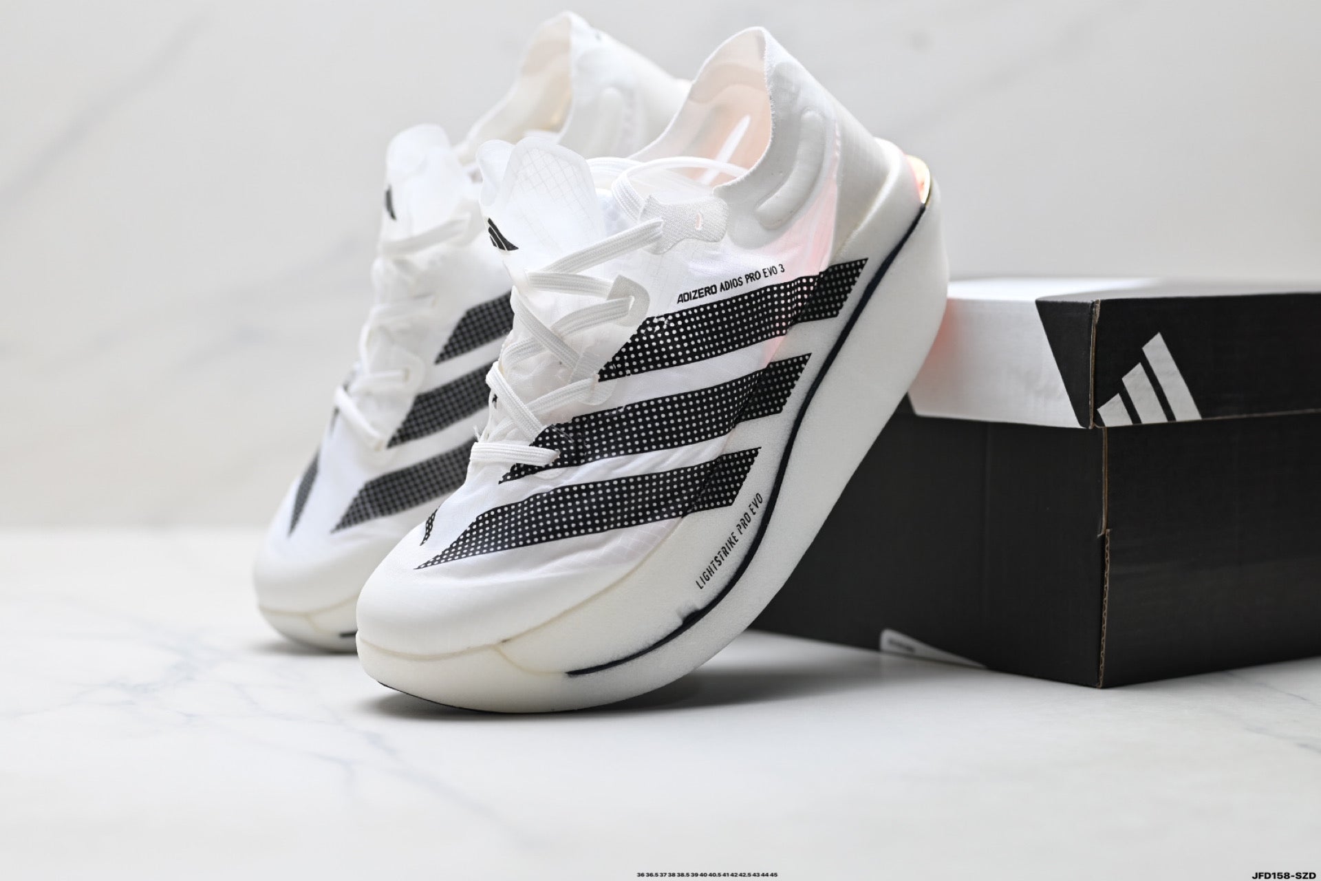 Adidas Adizero Adios Pro Evo 3 KH7678Marathon Running Shoe | Flywire Jacquard Lightweight Breathable