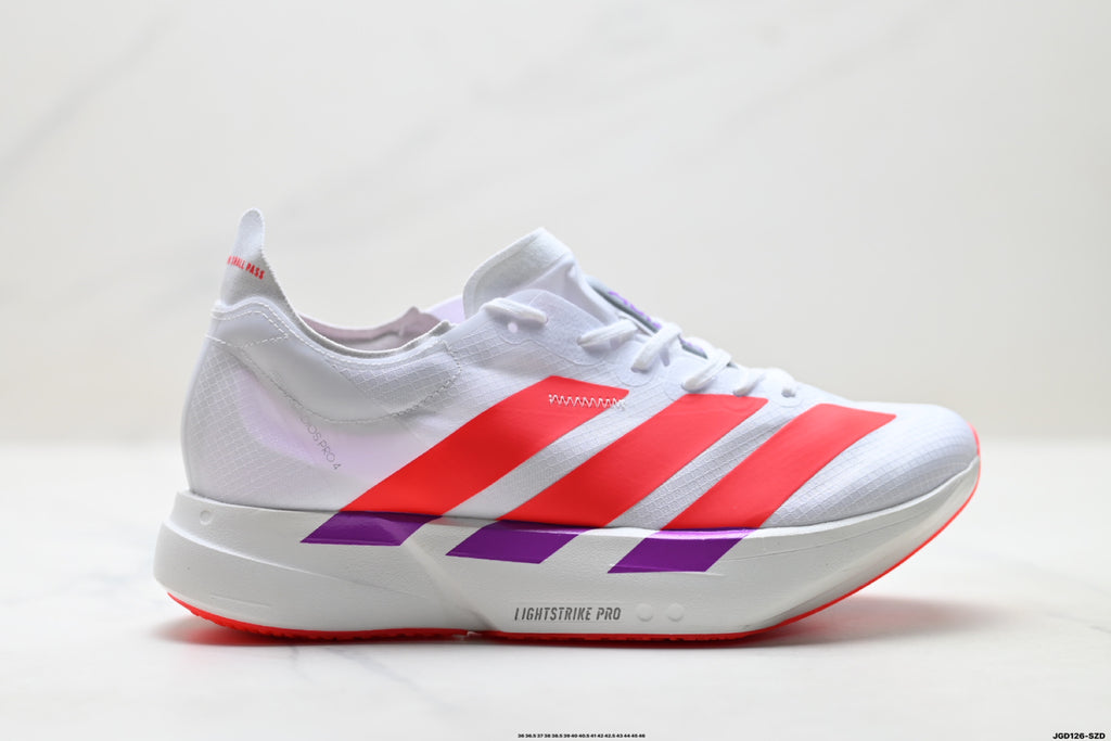 Adidas Adizero Adios Pro 4 M KZ9020 Marathon Running Shoe | Flywire Jacquard Lightweight Breathable
