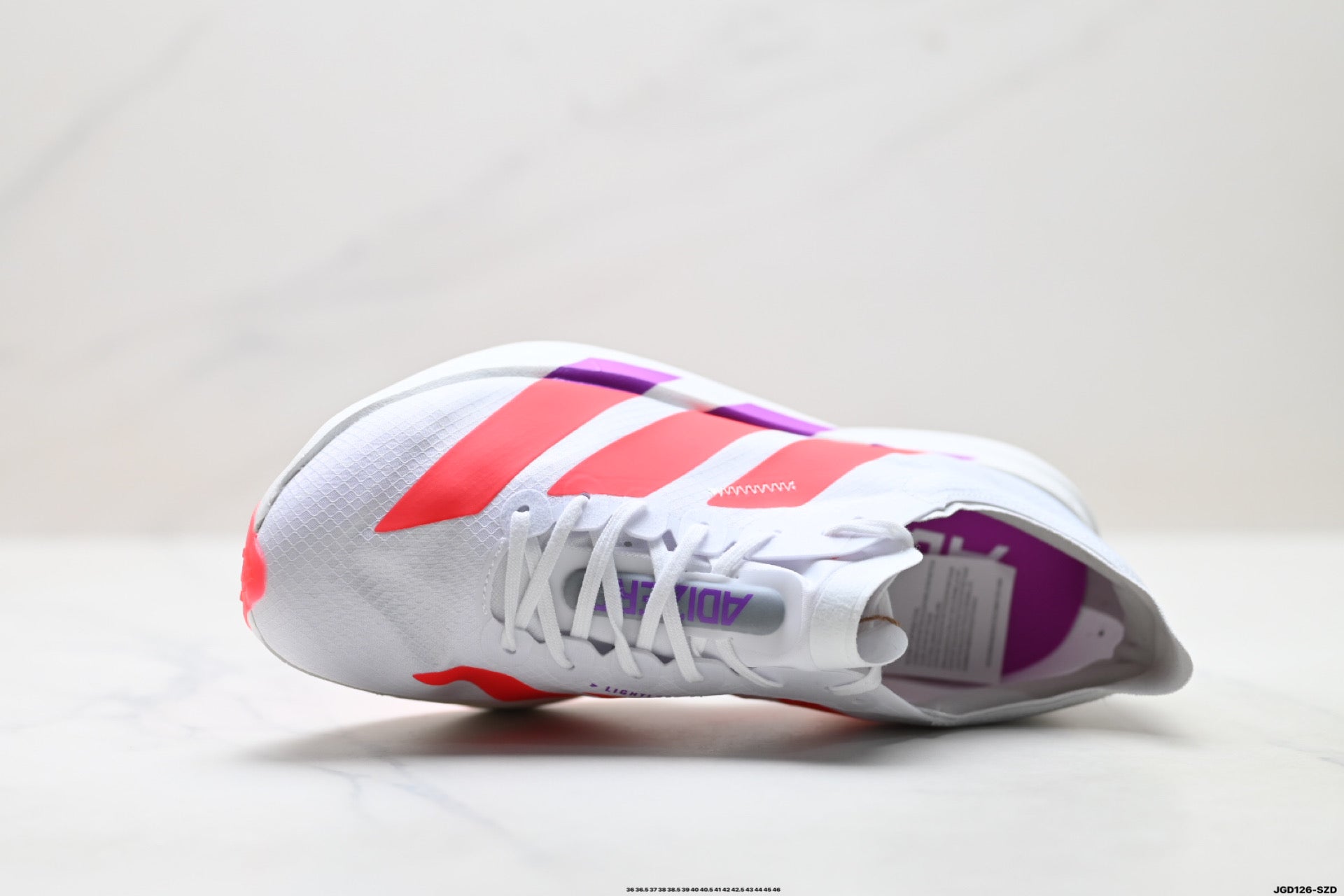Adidas Adizero Adios Pro 4 M KZ9020 Marathon Running Shoe | Flywire Jacquard Lightweight Breathable