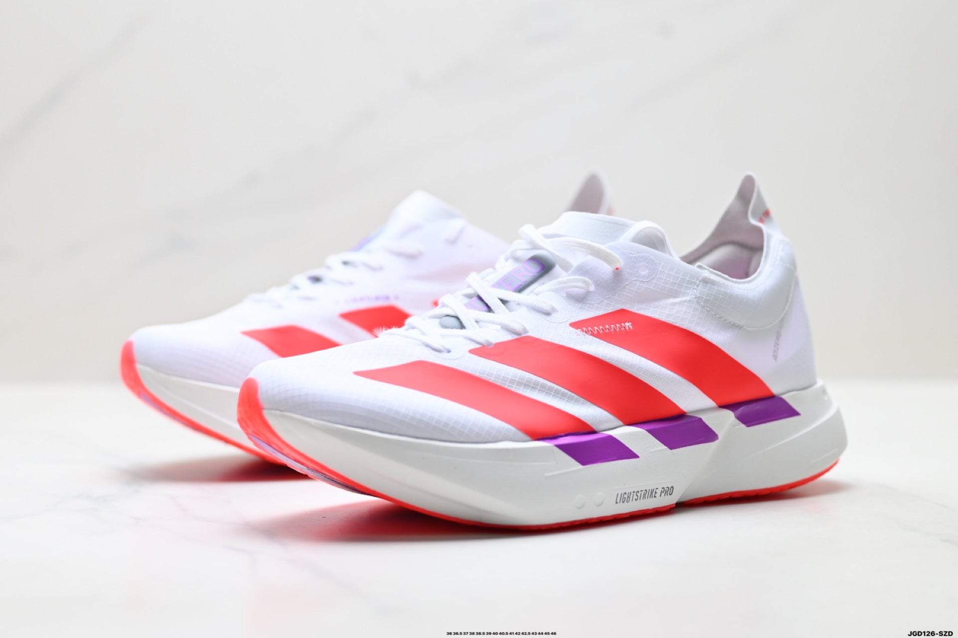 Adidas Adizero Adios Pro 4 M KZ9020 Marathon Running Shoe | Flywire Jacquard Lightweight Breathable