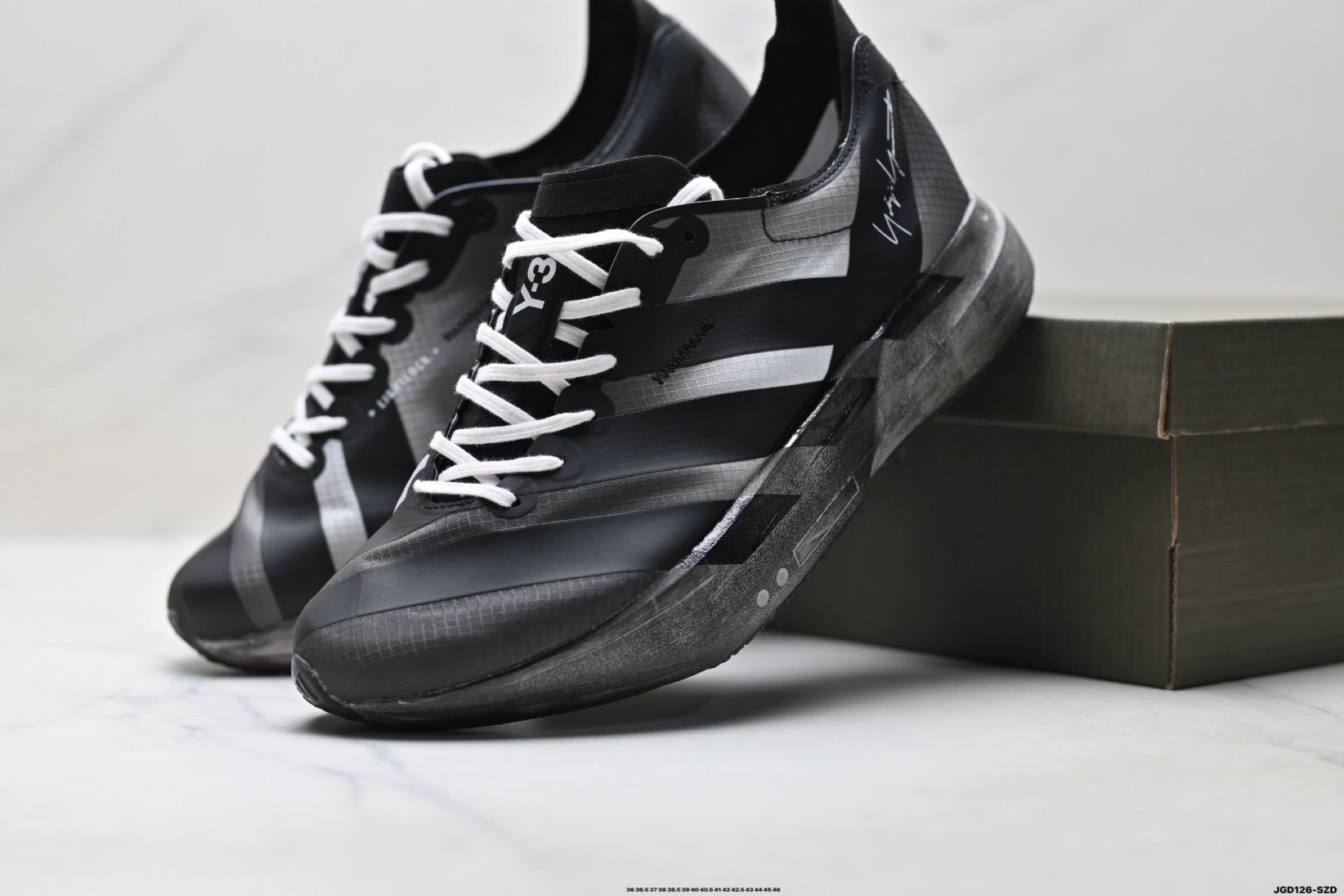 Adidas Adizero Y-3 Adios Pro 4M Marathon Running Shoe | Flywire Jacquard Full-Length Lightstrike Pro