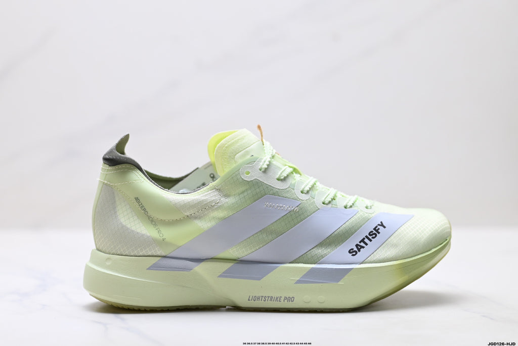 Adidas Adizero Adios Pro 4 M KH8441 Marathon Running Shoe | Flywire Jacquard Dual-Layer Mesh | Zoom Air