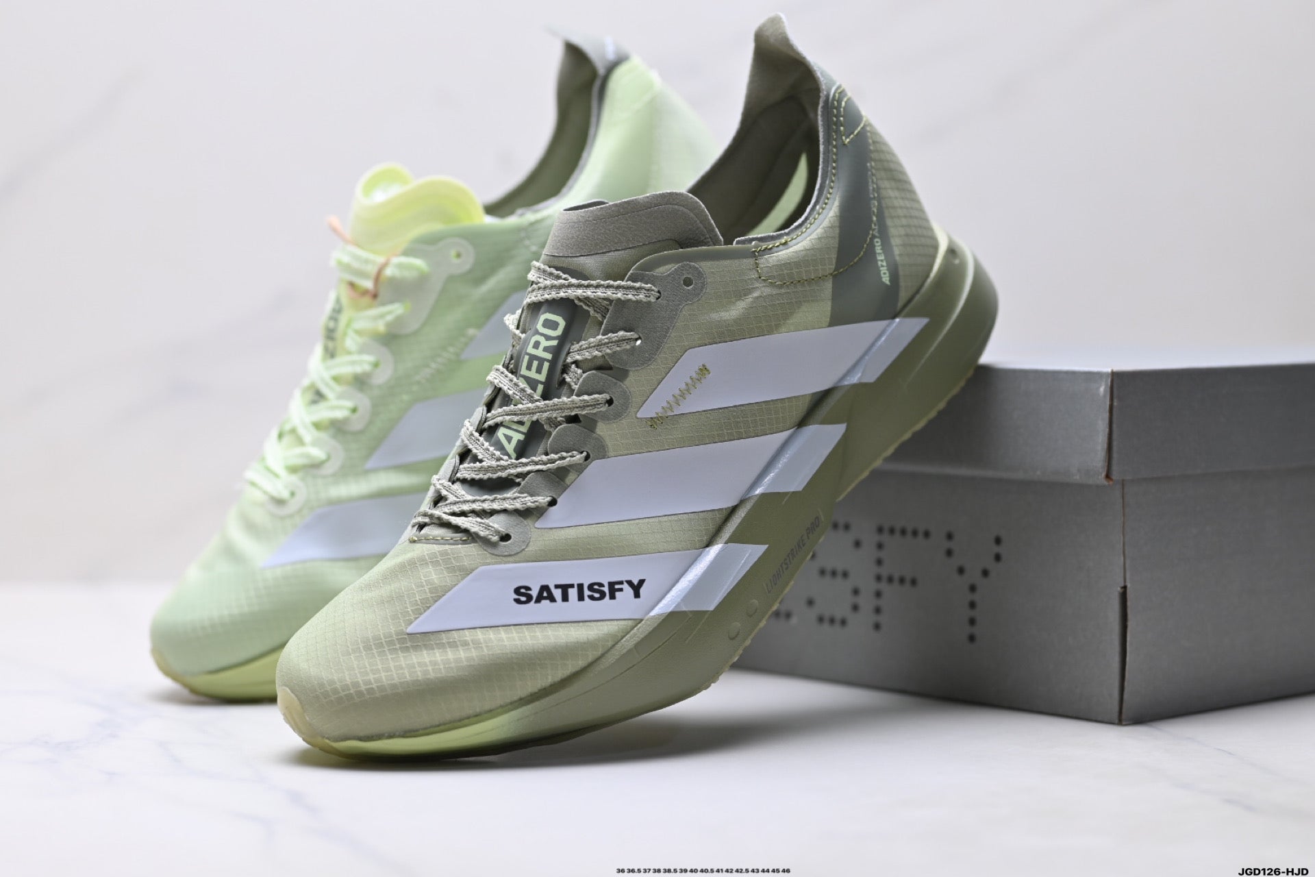 Adidas Adizero Adios Pro 4 M KH8441 Marathon Running Shoe | Flywire Jacquard Dual-Layer Mesh | Zoom Air