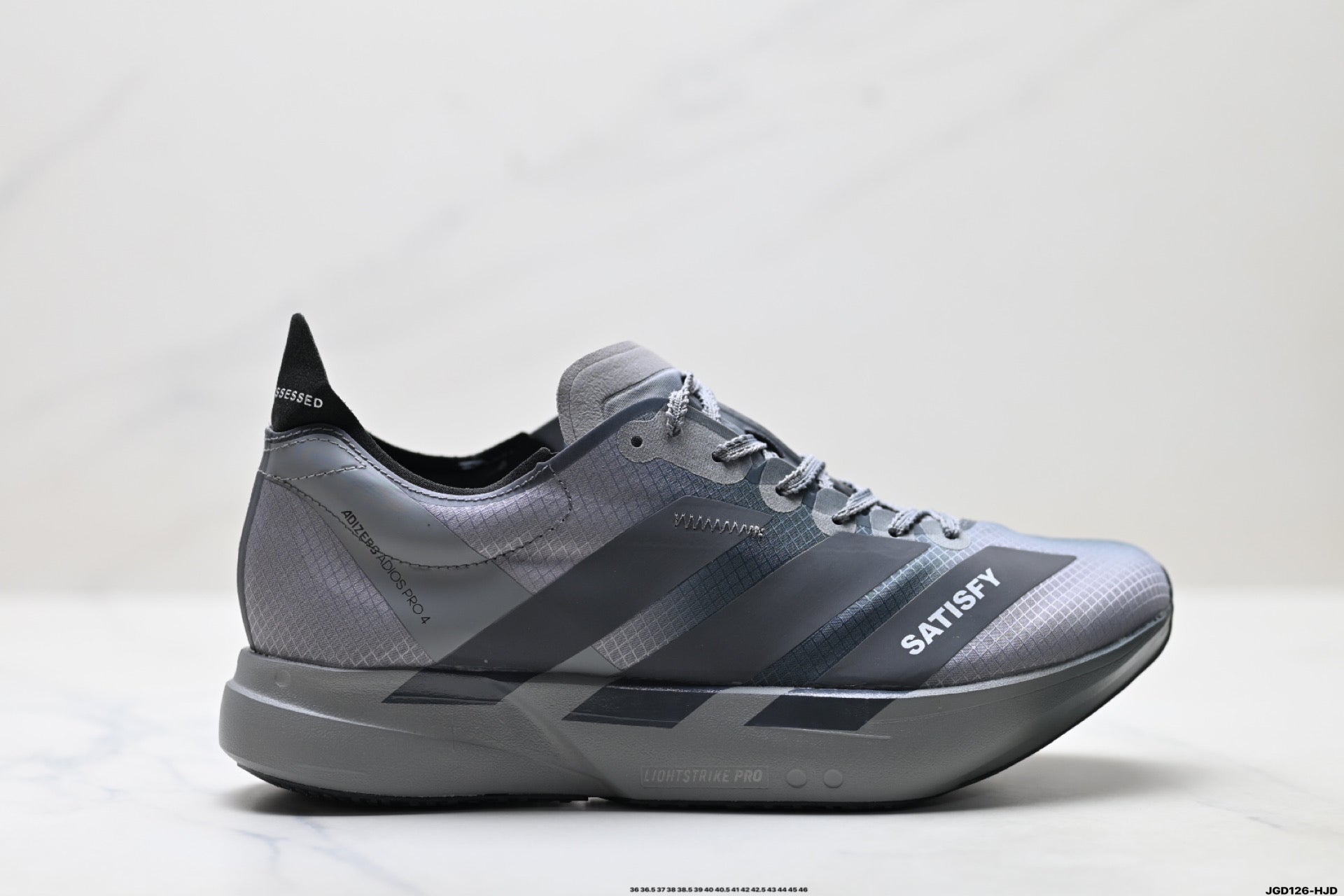 Adidas Adizero Adios Pro 4 KH8439 M Marathon Running Shoe | Flywire Jacquard Dual-Layer Mesh | Zoom Air Cushioning