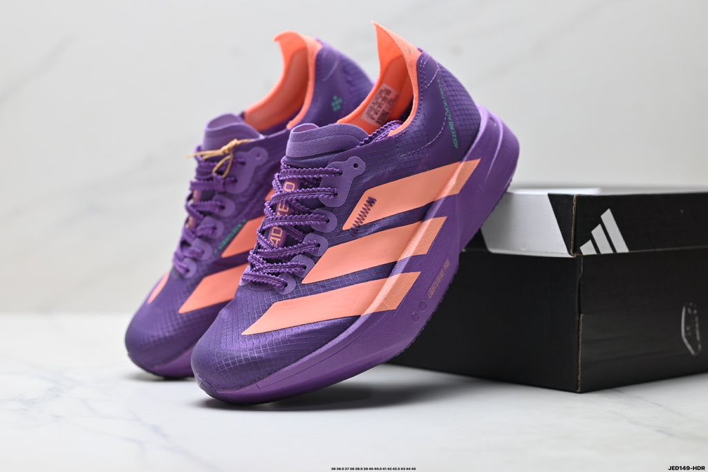Adidas Adizero Adios Pro 4 M JR1288 Marathon Running Shoe | Flywire Jacquard Breathable Mesh | Zoom Air