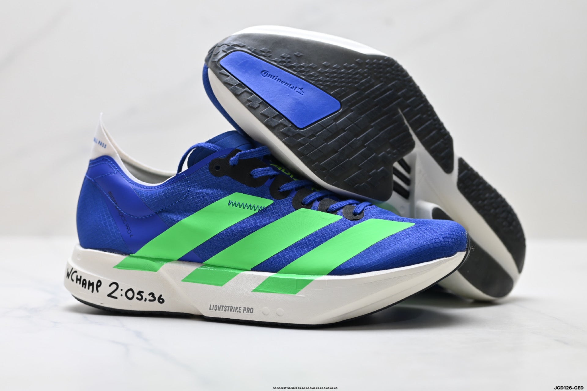 Adidas Adizero Adios Pro 4 M JP9271 Marathon Running Shoe | Flywire Jacquard Dual-Layer Mesh | Zoom Air