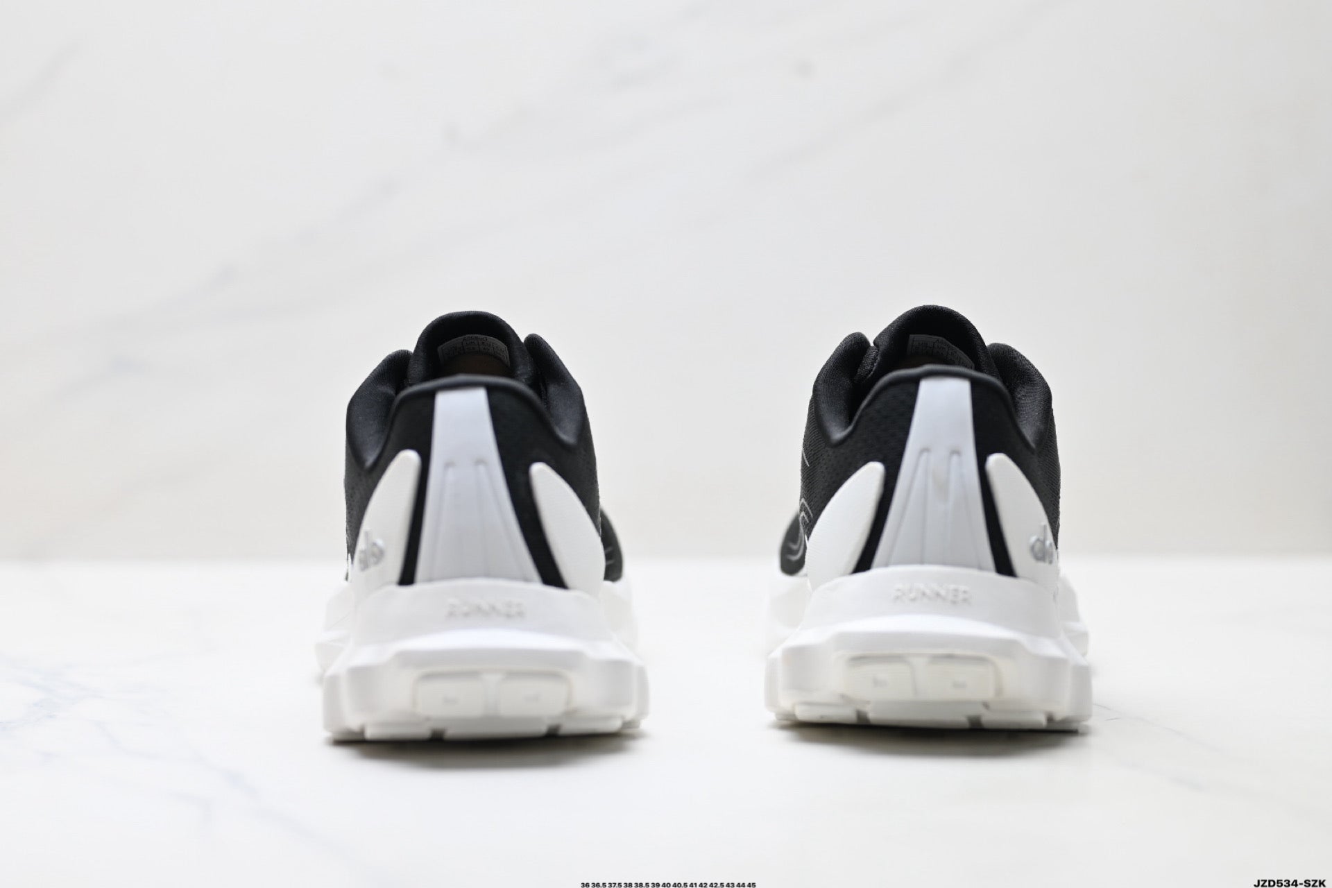 Alo Yoga Alo Runner – Breathable Mesh Low-Top Sneaker | City Commute & Training Black and White