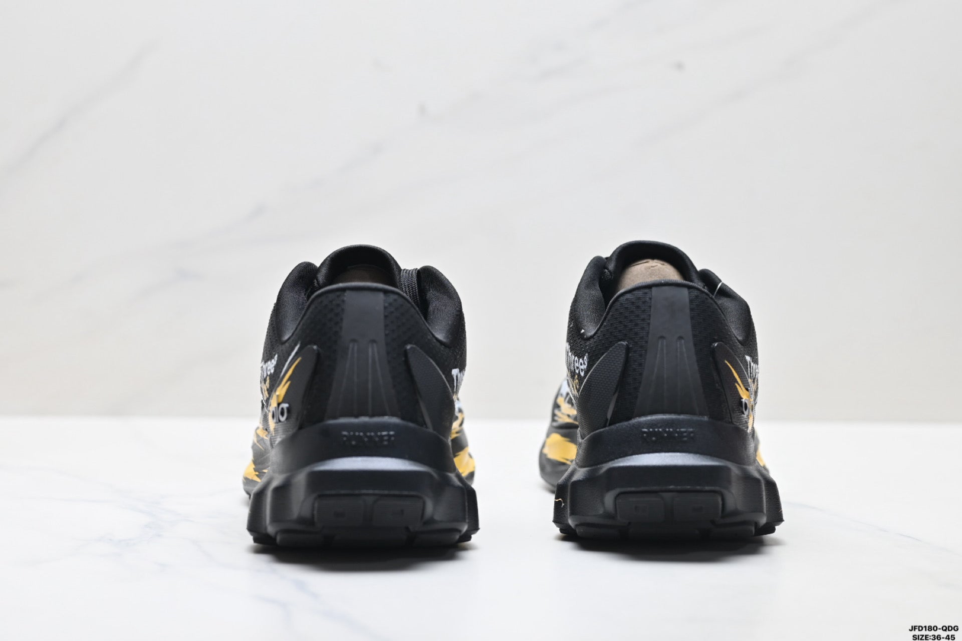 Alo Yoga Alo Runner – Black | Breathable Mesh Low-Top Sneaker | City Commute & Training A0590U-Black and yellow