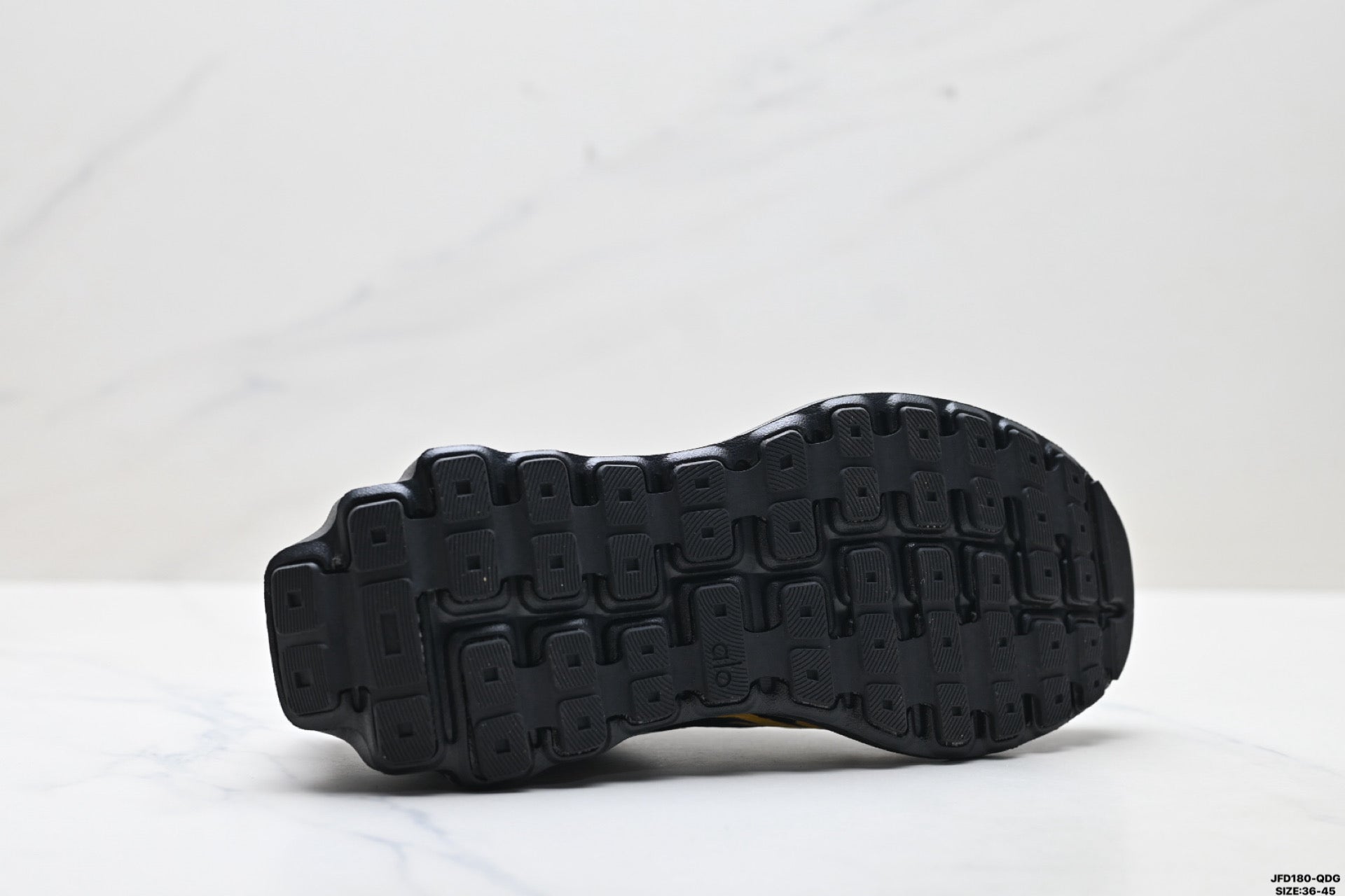 Alo Yoga Alo Runner – Black | Breathable Mesh Low-Top Sneaker | City Commute & Training A0590U-Black and yellow