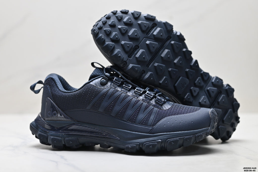 Alo Yoga Alo Runner Trail – Breathable Mesh Low-Top Trail Sneaker | City to Trail A0892U- Ink blue