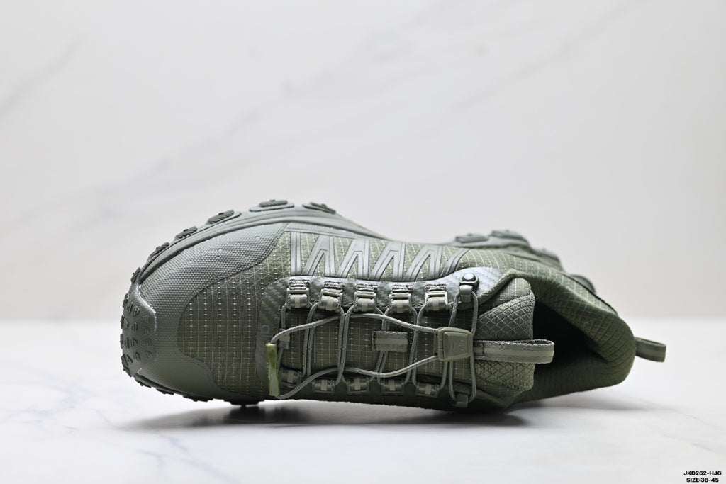 Alo Yoga Alo Runner Trail – Breathable Mesh Low-Top Trail Sneaker | City to Trail A0892U-Dark green